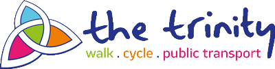 The Trinity walk cycle public transport logo